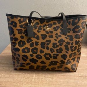 Coach Cheetah/Leopard Print Tote